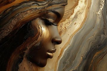 Ochre light in side view by Bianca ter Riet