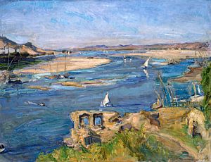 Nijl bij Aswan - Max Slevogt, 1914 van Atelier Liesjes