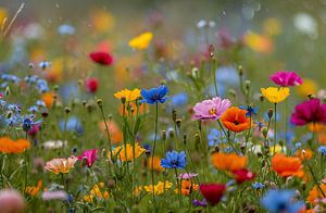 Wildblumen in der Natur