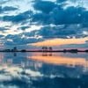 Reflectie Zonsopkomst Kaag van Marja Spiering