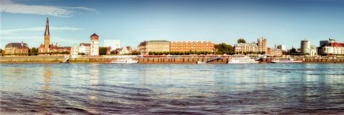 Düsseldorf Old Town Panorama