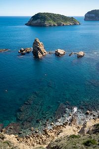Aussicht am Cap Prim, Mittelmeerküste in Jávea