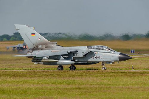 German Tornadoes take off for training mission.
