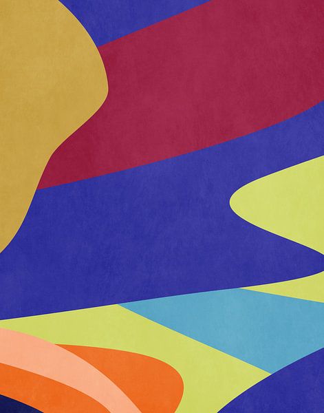 Golvend landschap van Georgia Chagas