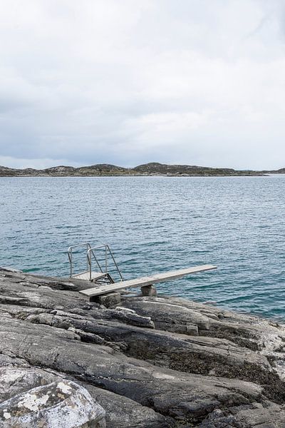 Diving board at Glesvaer in Norway - nature and travel photography by Christa Stroo photography