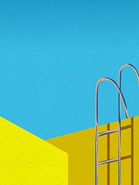 Minimale Kunst Hinter dem Schwimmbad von RickyAP