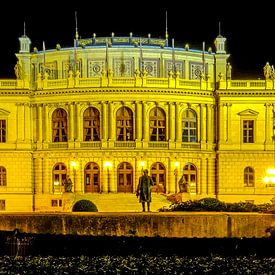 Concertgebouw Rudolfinum, Praag, Tsjechië. van Jaap Bosma Fotografie