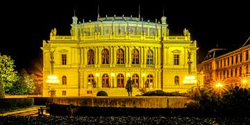 Concertgebouw Rudolfinum, Praag, Tsjechië. van Jaap Bosma Fotografie
