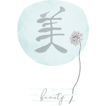 Turquoise schoonheid - Japanse stijl