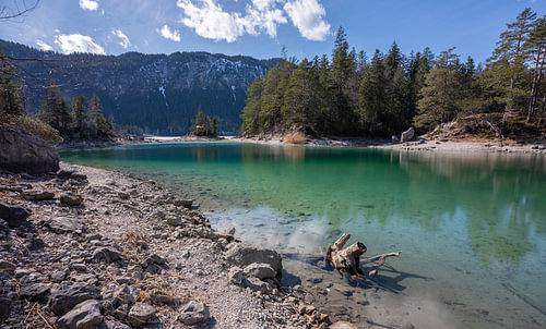 Eibsee in de winter