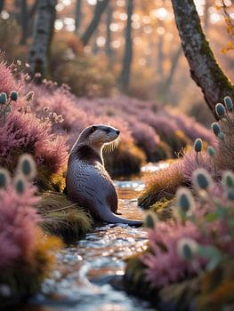 Otter am Ufer
