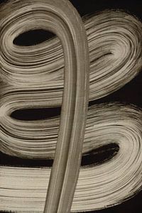 Beige Strokes No 4