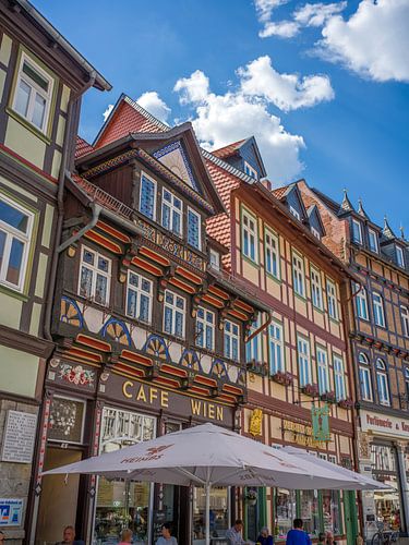 Wernigerode - Vakwerkhuizen in de Breite Straße