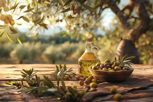 Mediterranean olives by Poster Art Shop