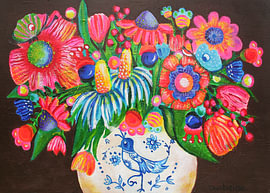 Delft Blue Flower Festival by Daniëlle Ducheine