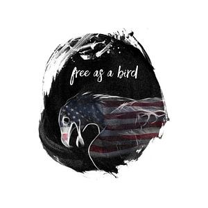 Graphic Art Free as a bird