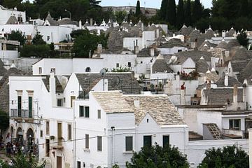 The rooftops of Alberobello