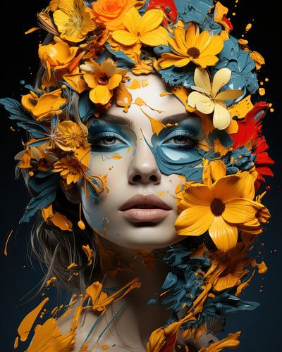 Bright Temptation: A Canvas of Flowers