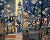 Christmas at Onze Lieve Vrouwe Square Maastricht by Nop Briex thumbnail