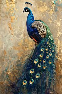Paon bleu
