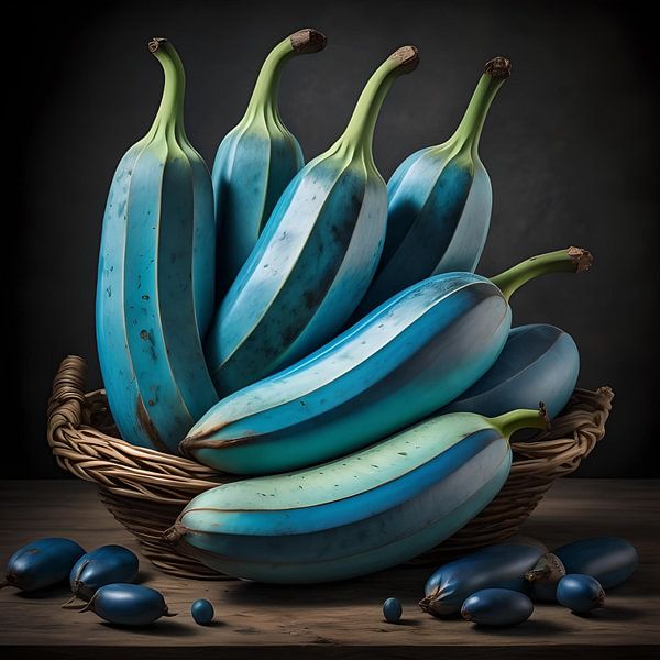 Blue bananas by Gert-Jan Siesling
