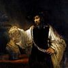 Rembrandt. Aristotle with a Bust of Homer by 1000 Schilderijen
