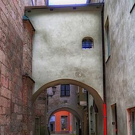 Historische oude binnenstad van Bad Reichenhall van Thomas Riess