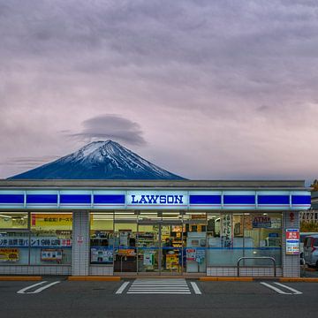 The Iconic View: Fuji Behind the Lawson