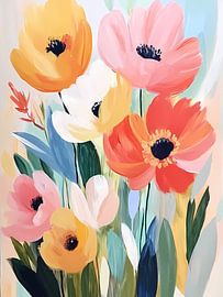 Bunte Sommerblumen von IamHome Studio