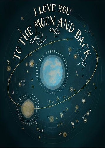 Ik hou van je tot aan de maan