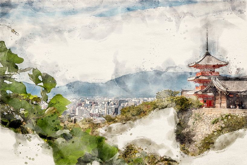 Kyoto Überblick von FotovanHenk
