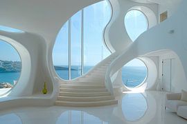 Treppen in oder um das Haus oder die Gebäude