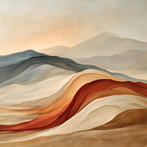 Vagues rustiques du désert sur Bert Nijholt