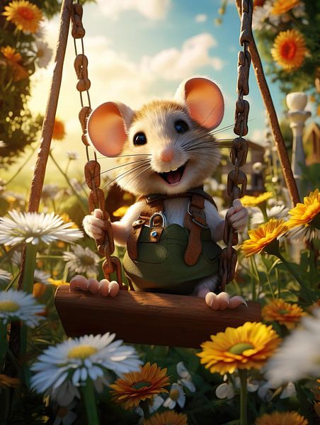 Eine glückliche Maus von PixelPrestige