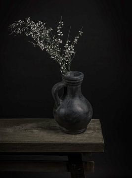 Still life jug with flowers by Marjolein van Middelkoop