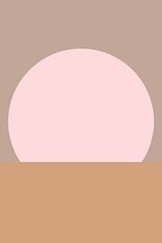 Abstract sunrise over quiet horizon by Dina Dankers
