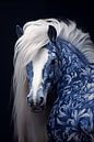 Icelandic Hose Delft Blue by Marianne Ottemann - OTTI thumbnail