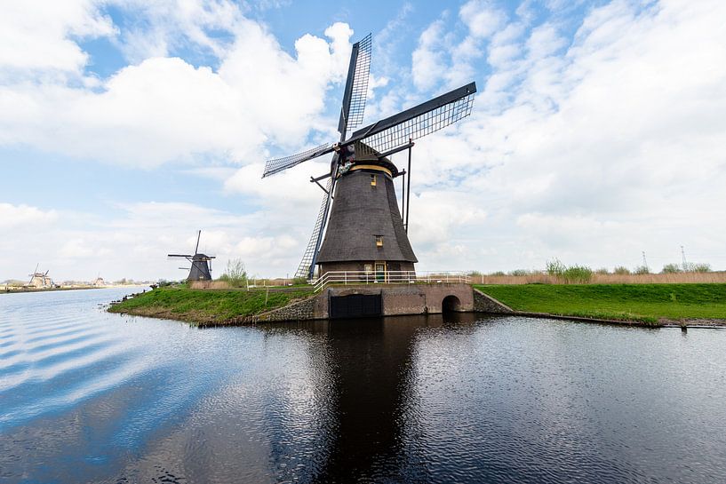Kinderdijk Windmolens by Brian Morgan