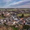 Dronepanorama van het kerkdorpje Mechelen in Zuid-Limburg van John Kreukniet