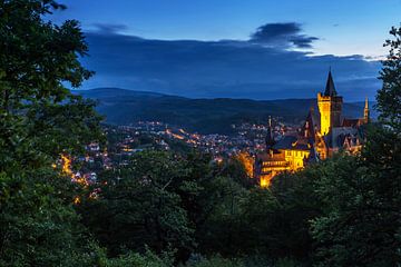 Wernigerode at the blue hour