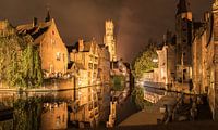 Rozenhoedkaai in Brugge, België van Sven Wildschut thumbnail
