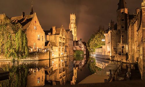 the Rozenhoedkaai in Bruges, Belgium