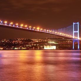Bosporusbrug Istanbul van Dana Schoenmaker
