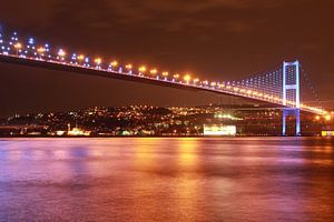 Bosporusbrug Istanbul van Dana Schoenmaker