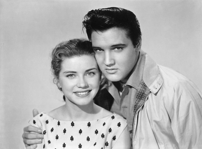 Elvis Presley en Dolores Hart van Bridgeman Images
