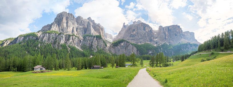walkway  to Pisciadu Waterfall, Dolomite Alps by SusaZoom