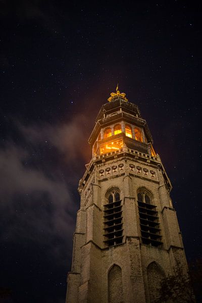 Lange Jan tijdens Nacht van de Nacht von Marcel Klootwijk