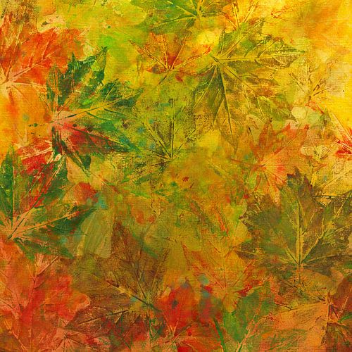 Feuilles d'automne abstraites