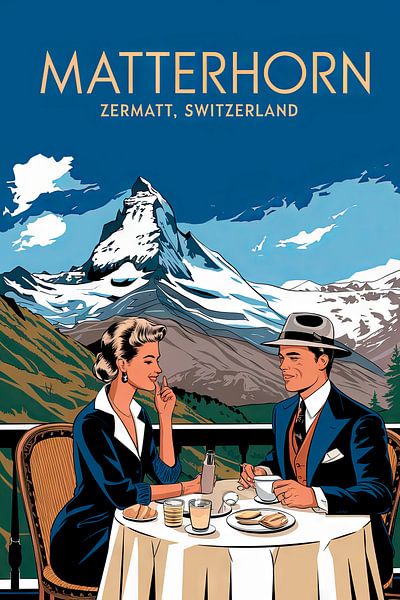 Zermatt, Schweiz. von Poster Art Shop