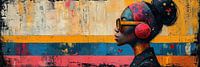 Modern Portret van Kunst Kriebels thumbnail